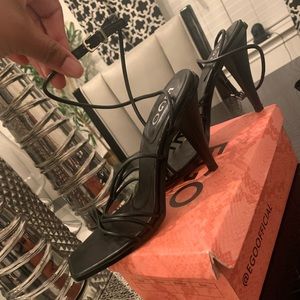 Ego square toe heels